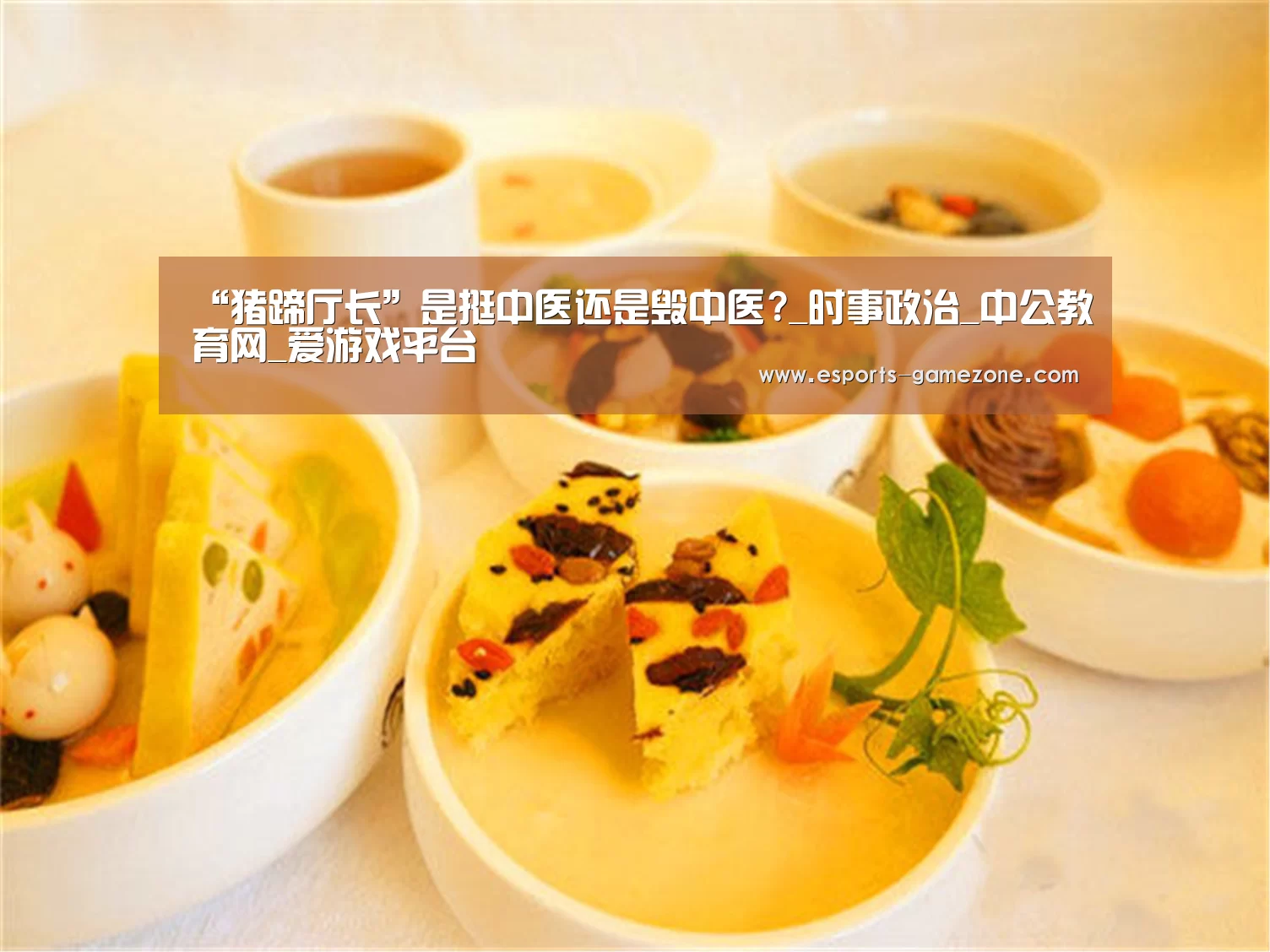 “猪蹄厅长”是挺中医还是毁中医?_时事政治_中公教育网_爱游戏平台(图3) 爱游戏