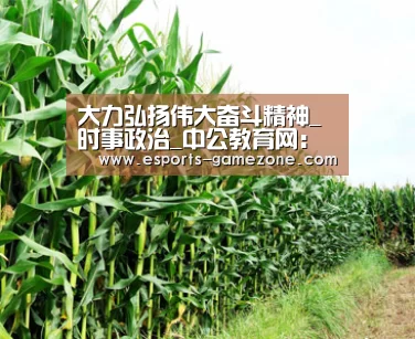 大力弘扬伟大奋斗精神_时事政治_中公教育网:爱游戏体育app(图4) 爱游戏体育app